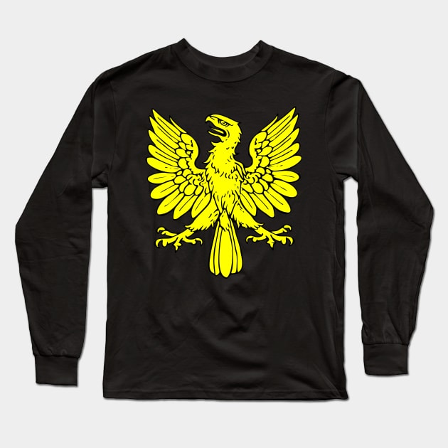 Heraldic Eagle Long Sleeve T-Shirt by blackroserelicsshop@gmail.com